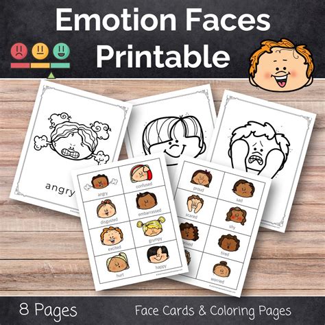 Printable Emotion Faces - Homeschool Giveaways