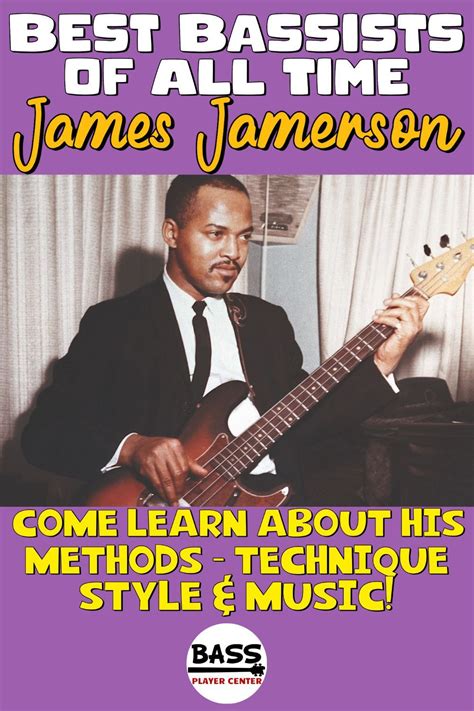 Learn From The Best James Jamerson Bass Player Center In 2021