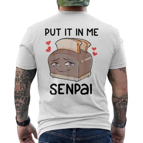 Otaku Ahegao Ecchi Etchi Hentai Lewd Senpai Waifu Grille Pain T Shirt Imprim Au Dos Cadeauxyz