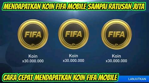 CARA CEPAT MENDAPATKAN BANYAK KOIN DI FIFA MOBILE SAMPAI RATUSAN JUTA