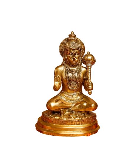 Buy The Advitya Hanuman Murti Blessing With Gada Sitting Lord Balaji