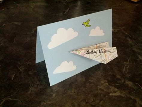 Yeahi Made That Paper Airplane Card Proyectos