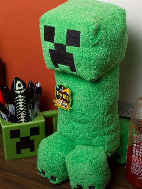 Minecraft Creeper 14 Talking Plush Toy At Mighty Ape Australia