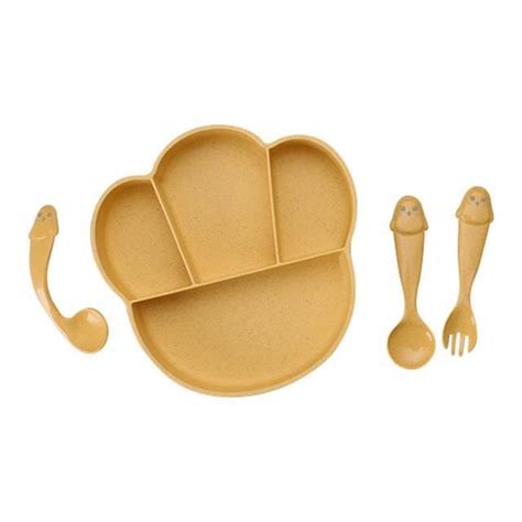 Assiette Plateau Repas Yellow Assiettes De Nourriture Pour Enfants