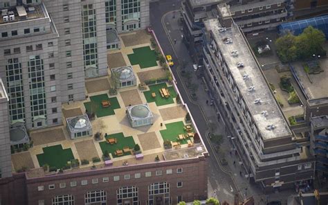 Aerial Photographer Jason Hawkes Shoots The Rooftop Gardens Of Central