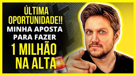 CRIPTOMOEDA PARA CHEGAR A 1 MILHÃO ÚLTIMA CHANCE DE COMPRAR BITCOIN