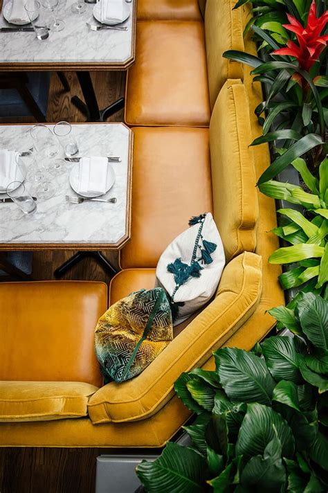 Ресторан Olivetta в Лос-Анджелесе | Restaurant seating, Restaurant ...