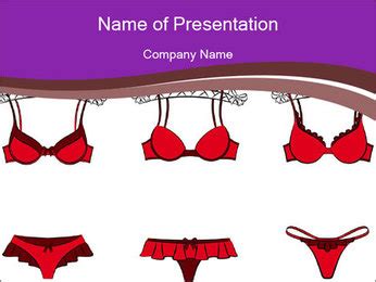 Oldfashioned Red Lingerie PowerPoint Template Backgrounds Google Slides ID 0000028968