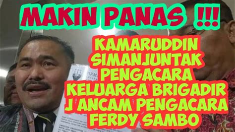 Makin Panas Pengacara Keluarga Brigadir J Ancam Laporkan Pengacara