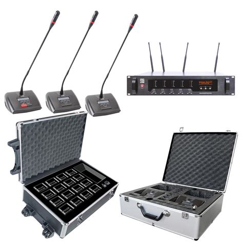 BST HT-2288 16 Channel Wireless Microphone Conference System inc Charg ...