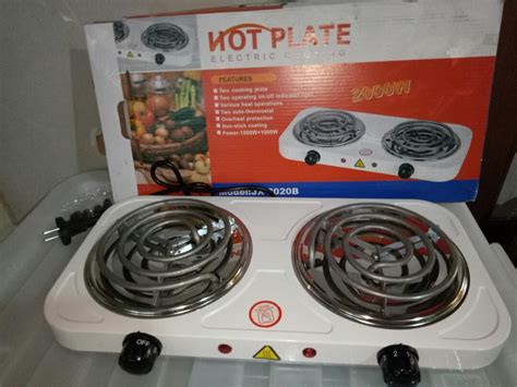 Hot Plate Portable Electric Stove Double Burner TV Home Appliances Kitchen Appliances Hobs