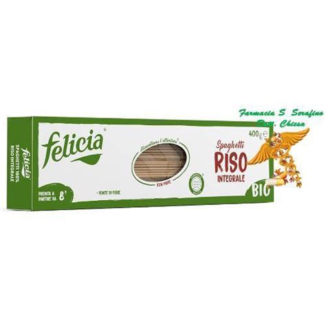 FELICIA BIO RISO INTEGRALE SPAGHETTI 340G Farmacia Chiesa