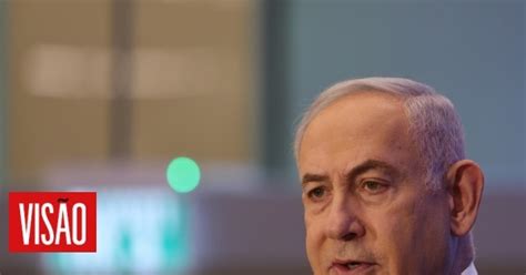 Visão Primeiro ministro israelita Benjamin Netanyahu operado hoje a