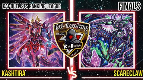 Yu Gi Oh Kashtira Vs Scareclaw Kai Duelists Ranking League Finals