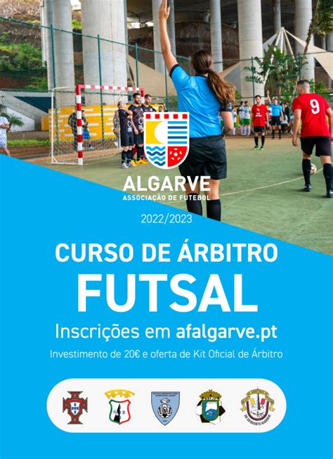 Inscri Es Para Cursos De Rbitro De Futebol E De Futsal J Est O Abertas