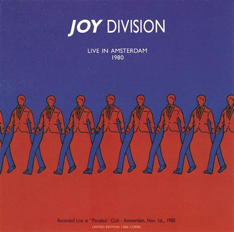 Joy Division – Live In Amsterdam 1980 – CD (Limited Edition, Unofficial ...