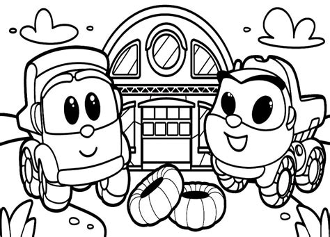 Desenhos Para Colorir Leo O Caminhao - Desenhos de Léo o Caminhão 9 para Colorir e Imprimir - Colorir.Info