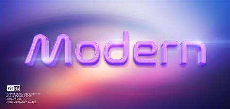 Premium Psd Modern Text Effect Editable 3d Style