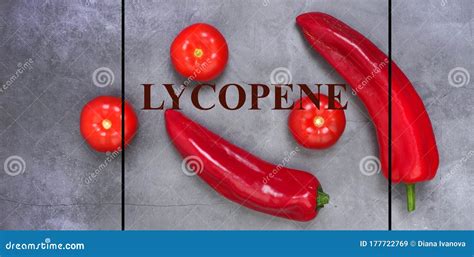 Lycopene Rich Food Red Carotenoid Pigment Stock Image Image Of