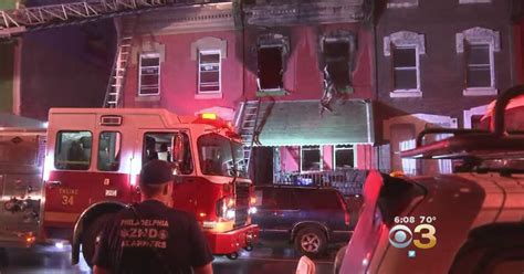 Firefighters Battle House Fire In Brewerytown Cbs Philadelphia