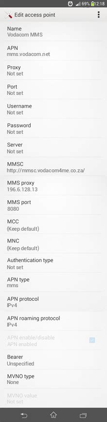 Vodacom Samsung Galaxy S23 Ultra MMS APN Settings For South Africa