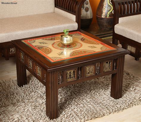 Buy Vaari Square Shape Coffee Table Online In India At Best Price Modern Center Tables