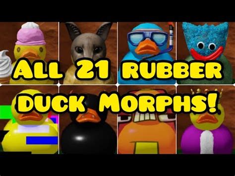 All How To Get All Rubber Duck Morphs In Find The Rubber Duck