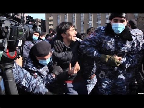 Armenian Opposition Protesters Detained In Yerevan Youtube