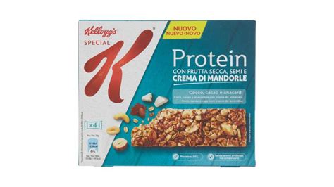 Kellogg S Protein Con Frutta Secca Semi E Crema Di Mandorle Cocco