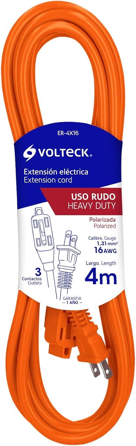 Volteck Er X Extensi N El Ctrica Uso Rudo M Calibre Amazon