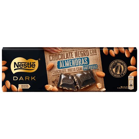 Nestl Chocolat Noir Amandes G Elmercado