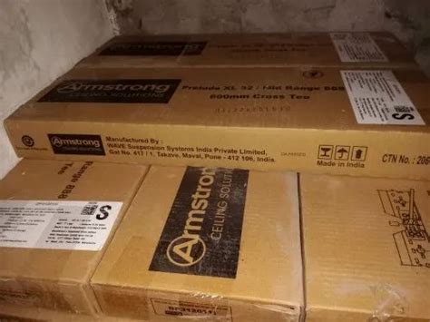 Armstrong T Grid Ceiling Hot Rolled At Rs 20 Feet In Agra ID 23762755297