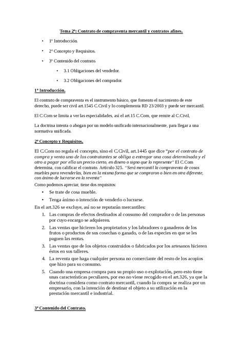 Modelo De Contrato De Compraventa Mercantil Contratos Y Modelos De Hot Sex Picture