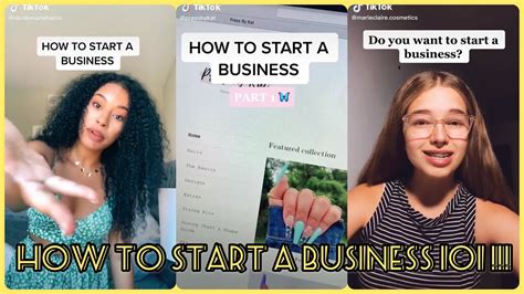 How To Start A Small Business 101 Tiktok Compilation 2020 Youtube