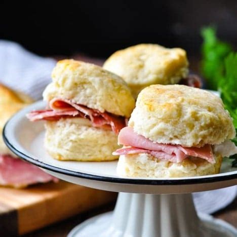 Virginia Country Ham Biscuits - The Seasoned Mom