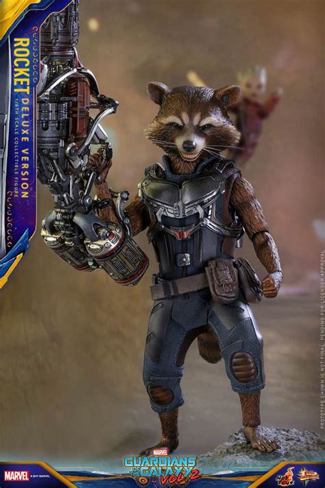Hot Toys MMS 411 Guardians Of The Galaxy 2 Rocket Deluxe Hot Toys Complete Checklist