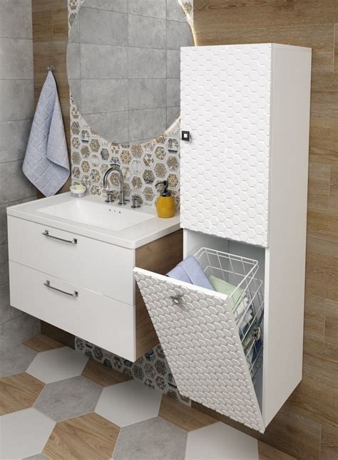 REGENT style Шкаф навесной для ванной, 30х30х114 см, Правый - купить с ...