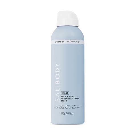 Солнцезащитный спрей для лица и тела Bali Body Face & Body Sunscreen ...