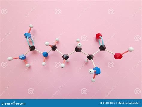 Molecular Structure Model Of Arginine Molecule Arginine Is An Amino