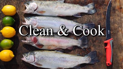 EASIEST WAY To Clean Cook RAINBOW TROUT So Delicious YouTube