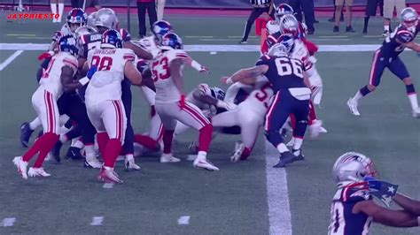 New England Patriots Highlights Vs New York Giants Preseason 2022 Youtube