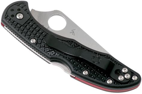 Spyderco Delica 4 Thin Red Line C11fpsbkrd Taschenmesser Günstiger