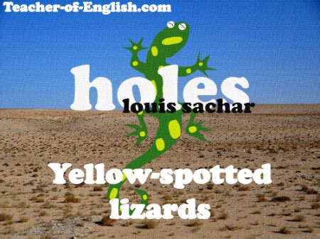 Holes Lesson 9: Yellow-spotted Lizards | English Year 6