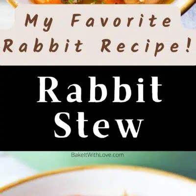 Rabbit Stew: Simple Rabbit Stew With Vegetables