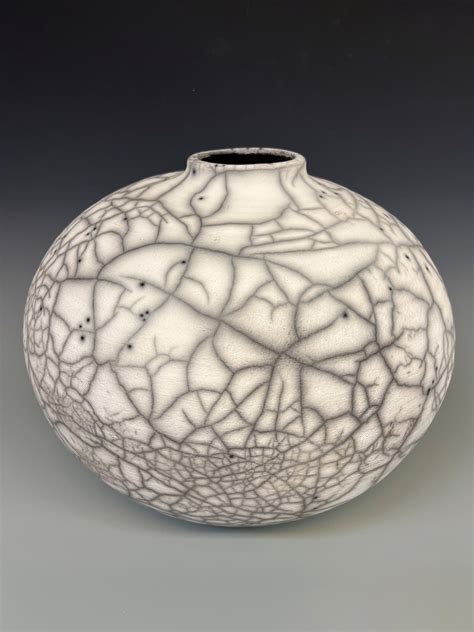 Round Naked Raku By Jeffrey Perkins Art One Gallery Inc