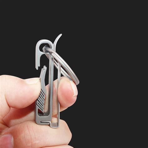 Fegve Titanium Keychain Key Holder Quick Release Keychain Etsy Canada