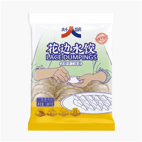 108kg白菜猪肉花边水饺 万林冷食品