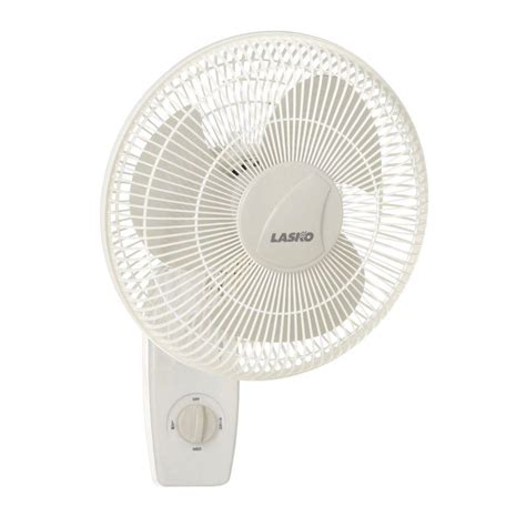 Lasko 12 In Oscillating Wall Mount Fan 3012 The Home Depot