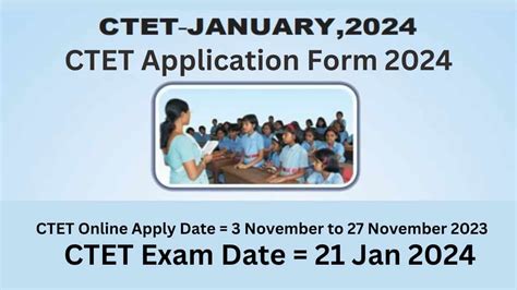 CTET Application Form 2024 January Session