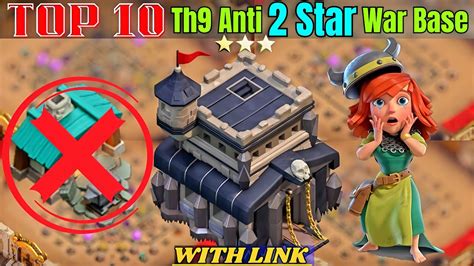 New Top 10 Th9 War Base With Linkth9 Anti 2⭐ Star War Base 2024th9